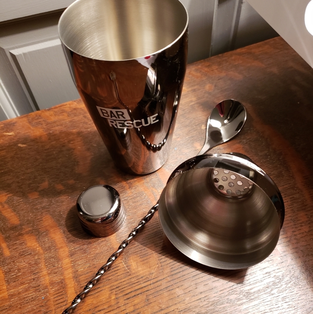 Four piece bar rescue mixer shaker new